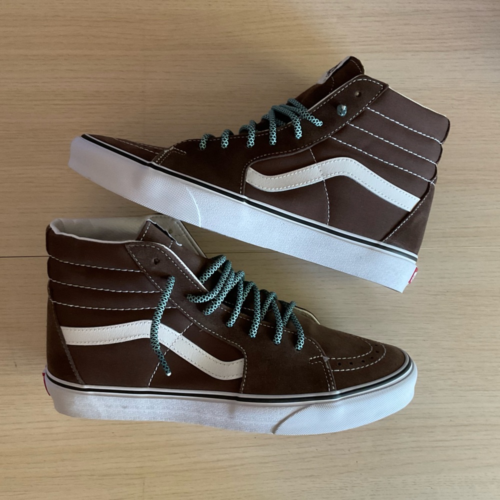 Vans Sk8-Hi Mocha, Mens Size 10. Never Worn.